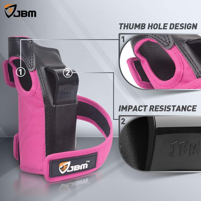JBM Adult & Kids Knee Pads Elbow Pads and Wrist Guards for Inline Skating, Roller Skating, Skateboarding, Scootering - Image 4